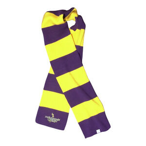 Minnesota State University Mankato Knit Scarf Gold & Purple Embroidered Alumni